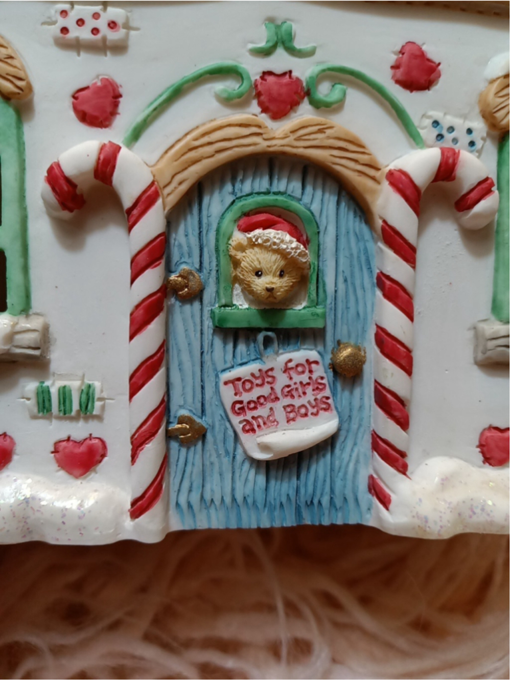 Santa's Workshop Lighted Santa's House Toys For Good Girls & Boys Christmas Tree - Picture 3 of 16